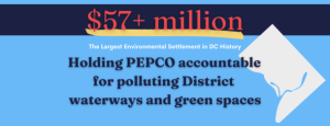Holding PEPCO accountable for polluting District waterways and green spaces