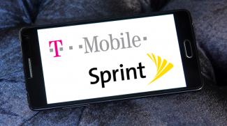 T-Mobile and Sprint logos