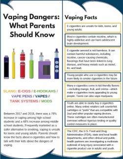 Vaping Dangers What Parents Should Know Attorney General Karl A Racine