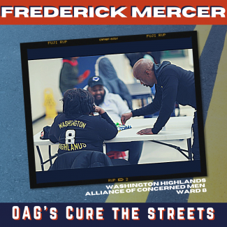 Cure the Streets Spotlight Frederick Mercer CTS