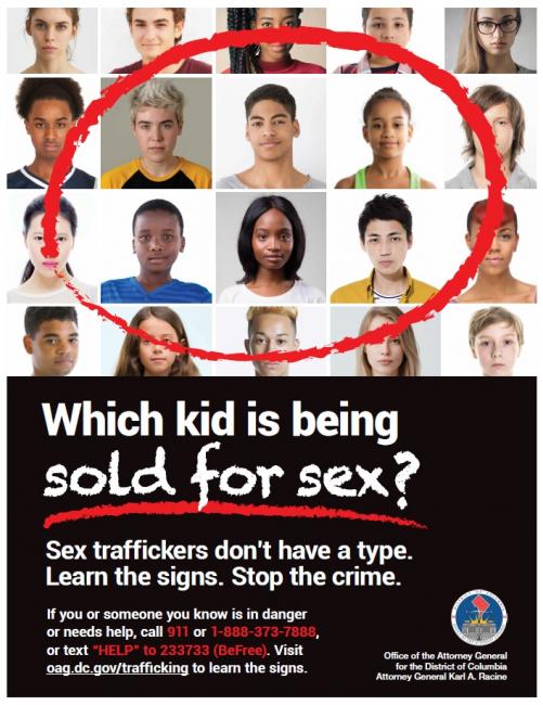 Sex Trafficking Poster 2020